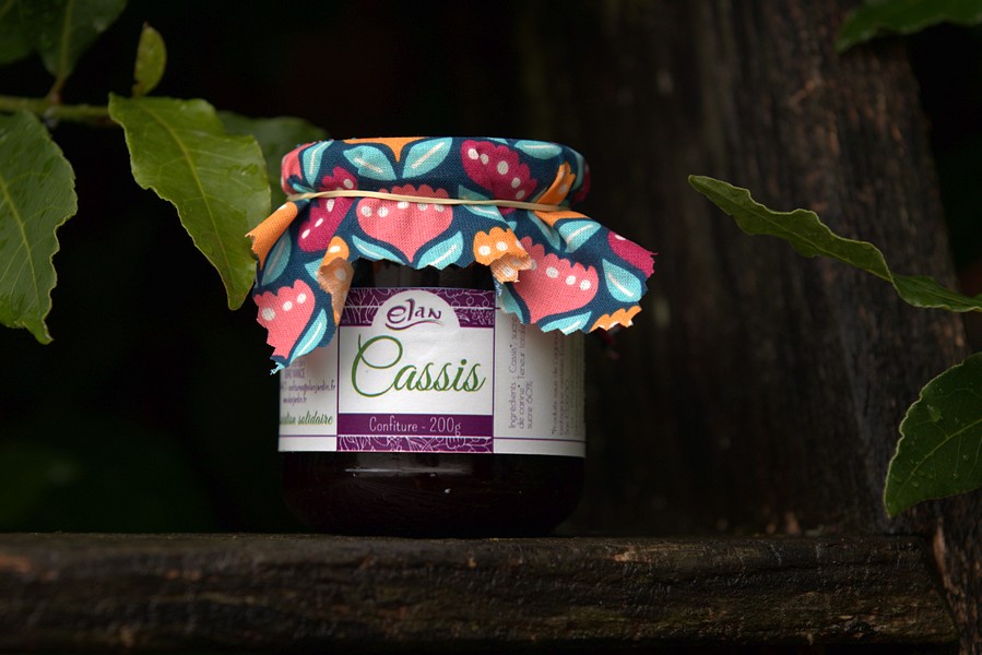Confiture de cassis - 200g - Espace pro : Elan Jardin