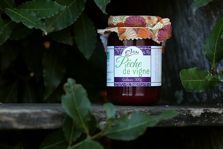Confiture de pêche de vigne - 300g - Espace pro : Elan Jardin